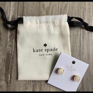 kate spade Jewelry - Kate Spade Opal Glitter Gold Earrings kate spade Jewelry - Kate Spade Opal Glitter Gold Earrings